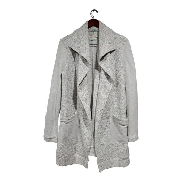 Anthropologie Sweaters - Anthropologie Monday Tuesday W T F S S Gray Open-front Cardigan Sweater …